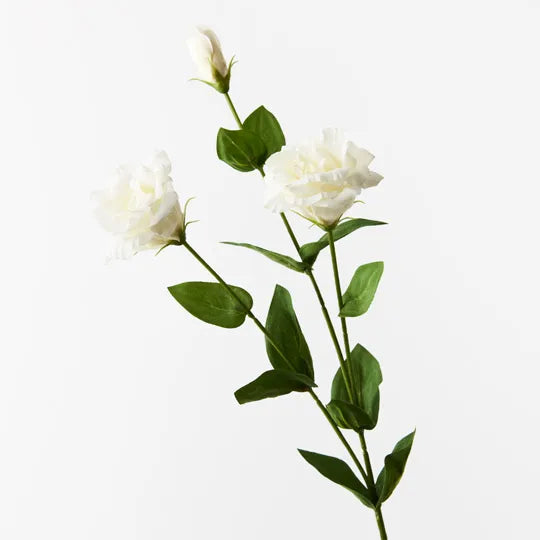 Floristry - White Lisianthus Flower Spray - Artificial Flowers