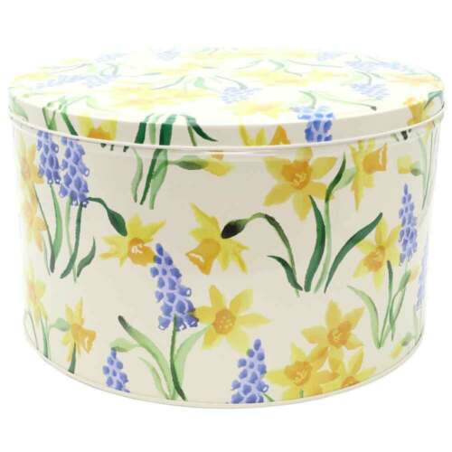 Cake Storage Tin - Little Daffodils 25cm (Large) Round - By Emma Bridgewater