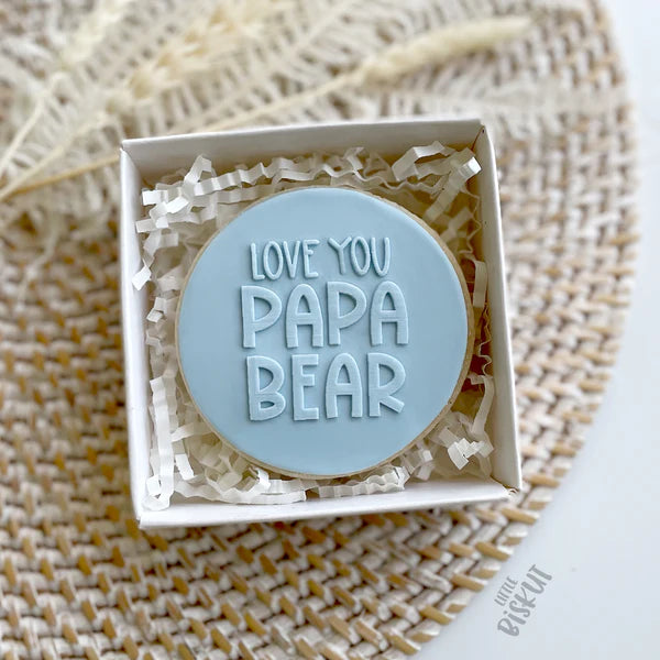 Embosser - Love You Papa Bear (Little Biskut)