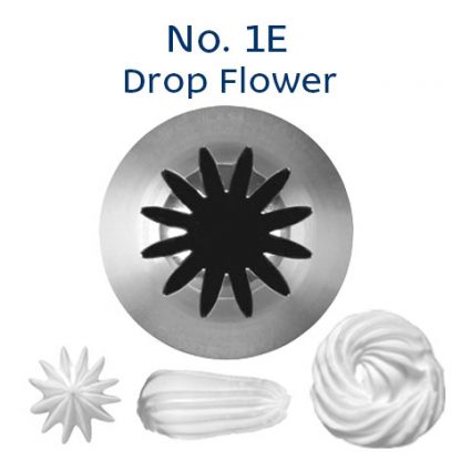 Piping Tip - No 1E - Drop Flower/ Large French Star