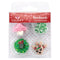 Sugar Decorations: Magical Woodland Christmas Cupcake Decorations 12pk