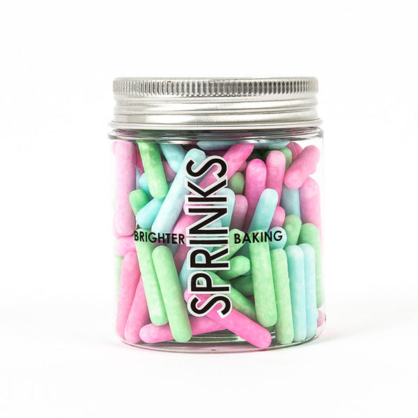 Sprinkles - Rods - Matte Mixed Pastel (75g)