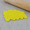 Debosser & Cutter Set - Merry Christmas (Bubble Shape) - Cutter & Debosser / Embosser / Stamp