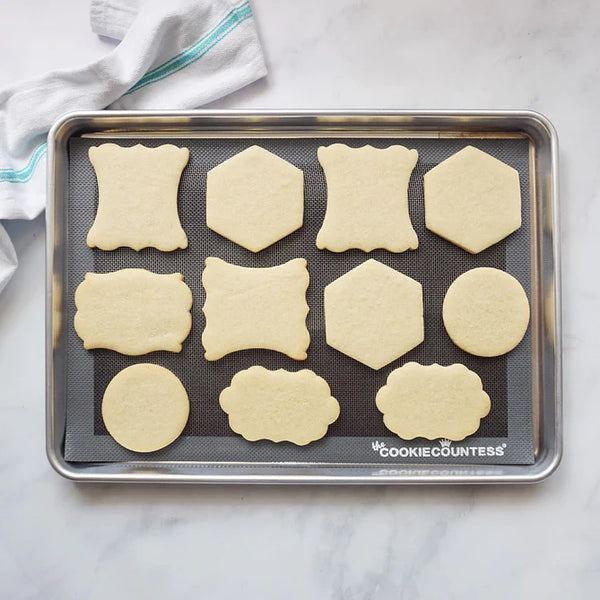 Mesh Non Stick Baking Mat for Cookies - Medium (1/2 slab 16.5x11.5 inch)