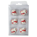 Mini Santa Face Royal Icing Decorations 30pc