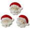 Mini Santa Face Royal Icing Decorations 30pc