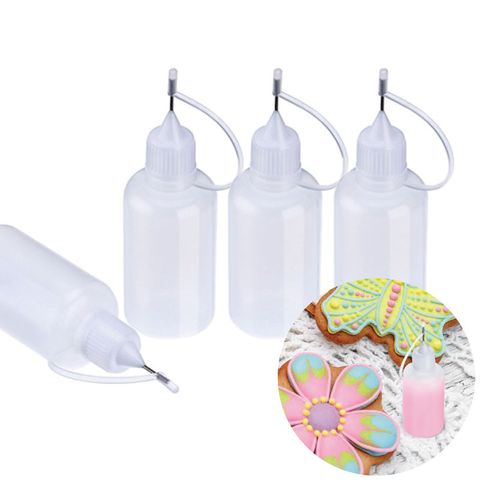 Mini Pour Bottles 15ml - 4pk (for Royal Icing and Paint)