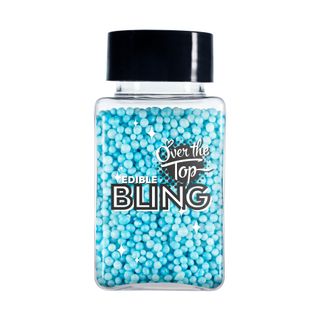 Sprinkles: Blue Non Pareils 60g - Over The Top Bling