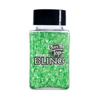 Sprinkles: Green Sanding Sugar 80g - Over The Top Bling