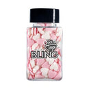 Sprinkles: White & Pink Love Hearts 55g - Over The Top Bling