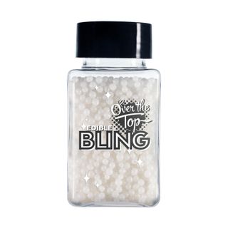 Sprinkles: White Non Pareils 60g - Over The Top Bling
