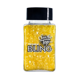 Sprinkles: Yellow Sanding Sugar 80g - Over The Top Bling