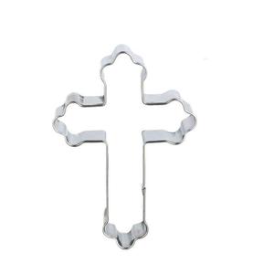 Cookie Cutter - Ornate Cross - 10.5cm - Stainless Steel