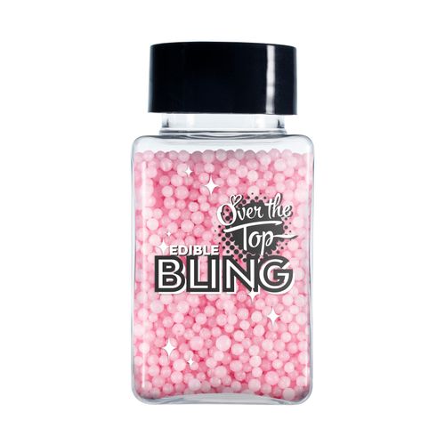 Sprinkles: Pink Non Pareils 60g - Over The Top Bling