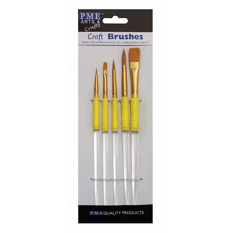 Paint Brush - Set of 5 Assorted Sizes - PME