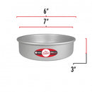 Round Cake Pan / Tin (3 inches deep) - Fat Daddio