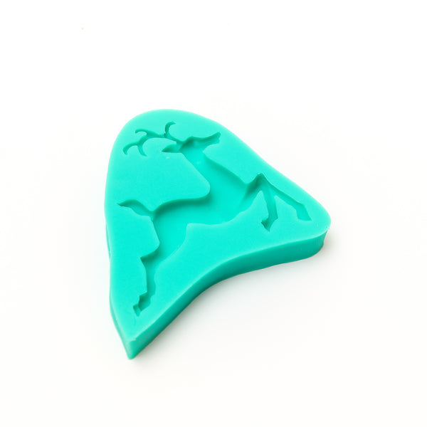 Silicone Mould - Reindeer Leaping