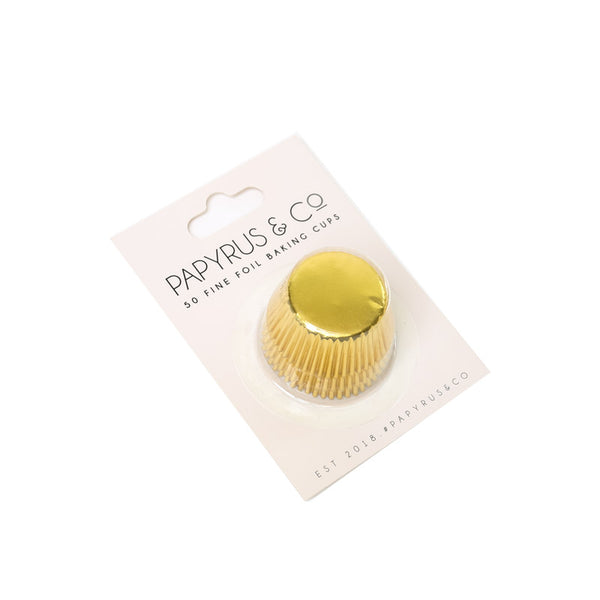 Cupcake Cups Mini - Gold Foil (50 pack) - Papyrus