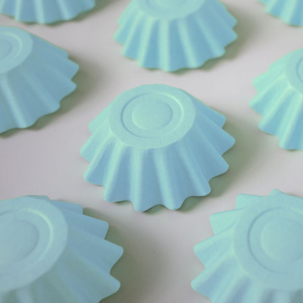 Cupcake Cases - Bloom Cupcake Cups - Pastel Blue (24pk)