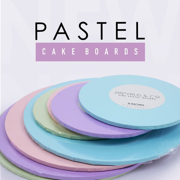 Cake Boards - Pastel Pink Round MDF Cake Board