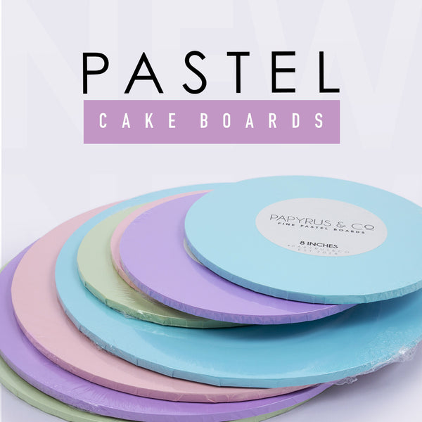 Cake Boards - Pastel Green Round MDF Cake Board
