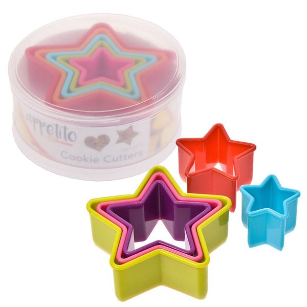 Cookie Cutter Set - Star - Set of 5 (Plastic)
