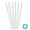 Small White Poly Dowels - 12 inch length