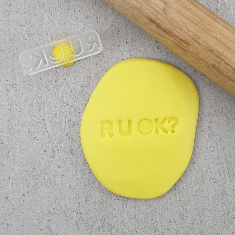 Embosser - R U OK? Cookie Embosser 60mm (Charity approved & % donated)