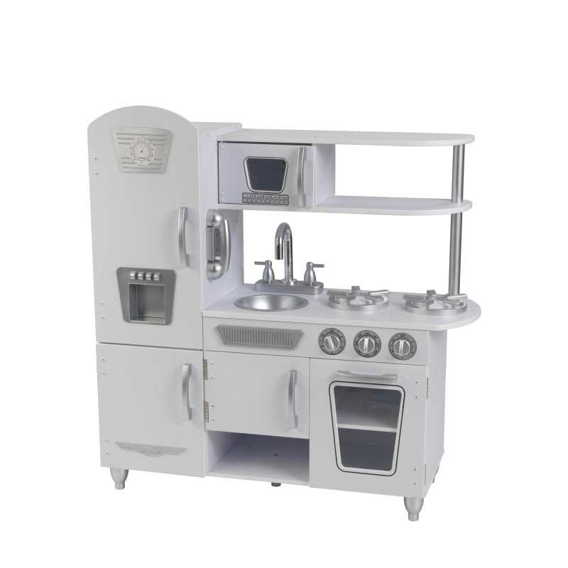WHITE VINTAGE TOY KITCHEN