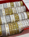 Ribbon - Formal Gold / Silver/ White Assorted Christmas Ribbons - 2 metres