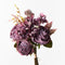 Floristry - Rose Hydrangea Mixed Bouquet in Purple - Artificial Flowers