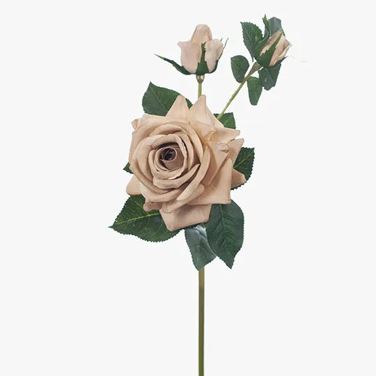 Floristry - Coffee Rose Spray (Lisa) - Artificial Flowers