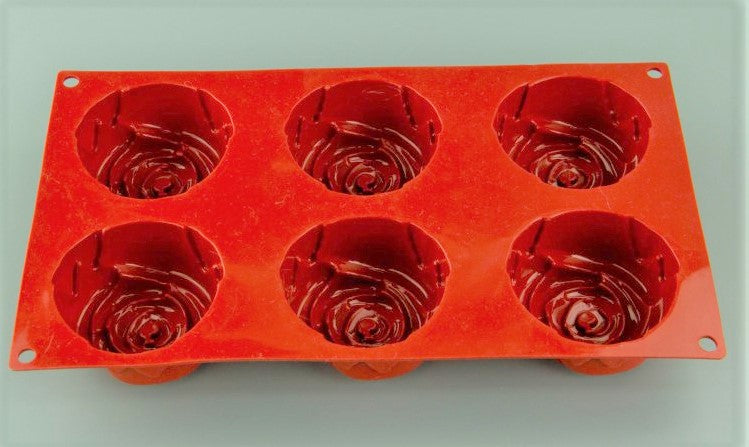 Chocolate Baking Mould Silicone - Large Rose