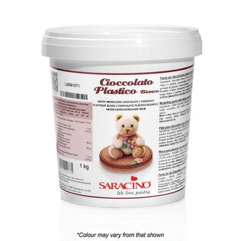 Modelling Chocolate - White 1kg - Saracino