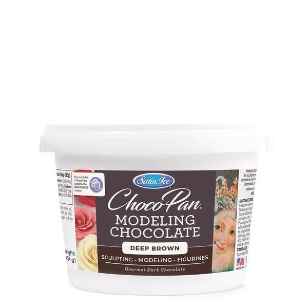 Deep Brown - Chocopan Modelling Chocolate 454g