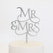 Cake Topper - Magical Mr & Mrs - Silver Mirror
