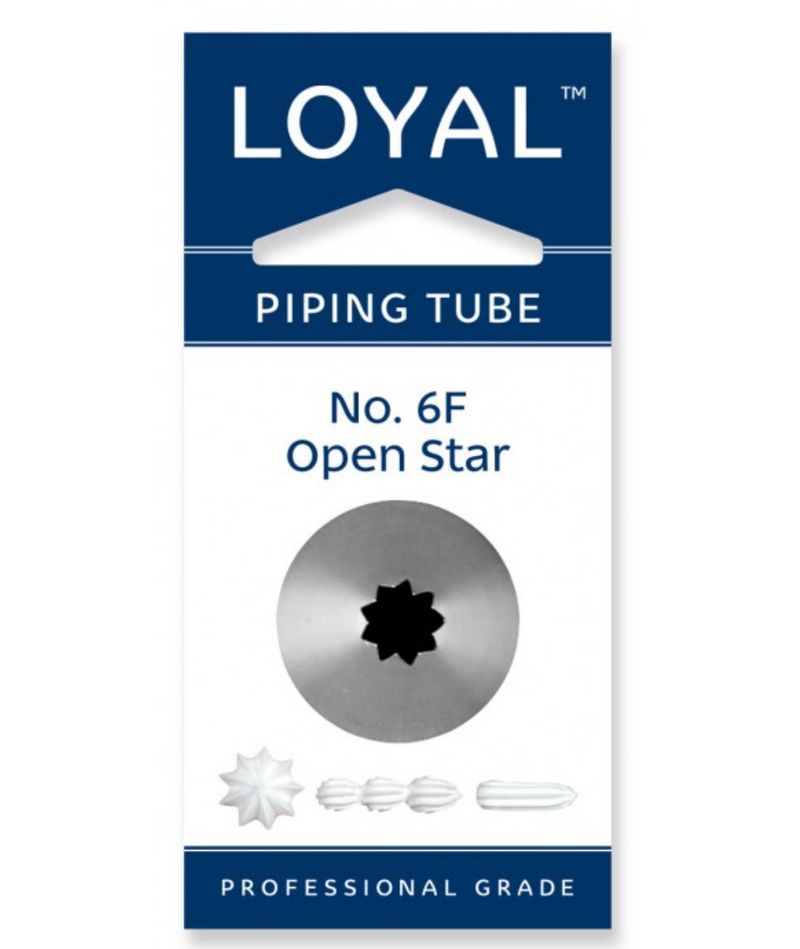 No 6F Open Star Piping Tip - Loyal