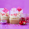 Cupcake Wafer Toppers - Love Letters 12pk (Valentines Day)