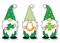 Cupcake Wafer Toppers - Leprechaun Gnomes 12pk (St Patricks Day)