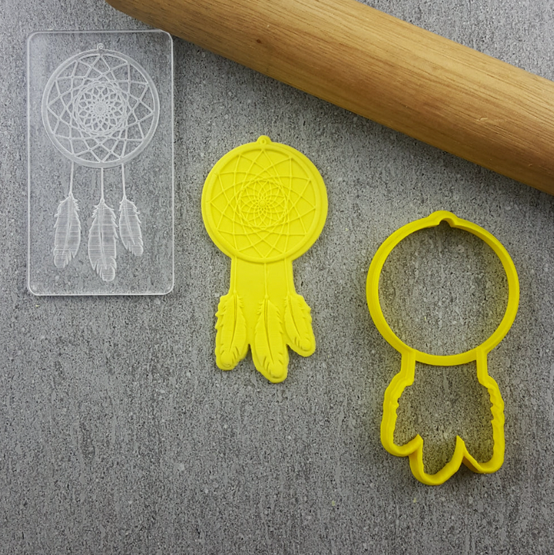 Cutter & Debosser Set - Dream Catcher Embosser Set