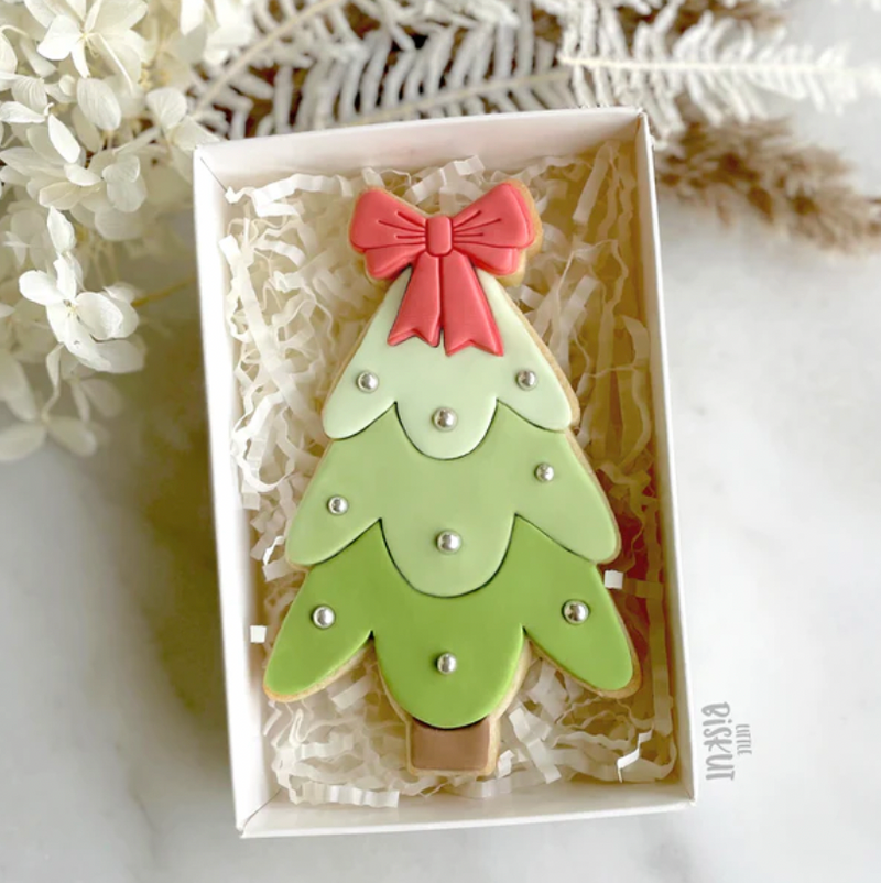 Cutter & Debosser Set -Christmas Tree - by Little Biskut