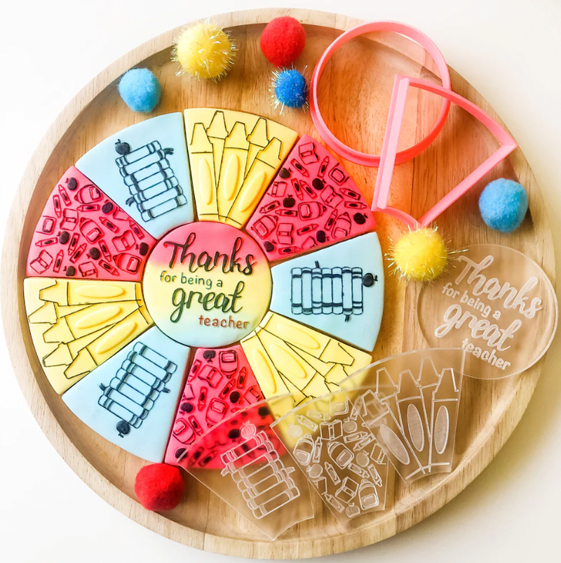 Debosser & Cutter Set - Teacher Platter - Bikkie Smalls