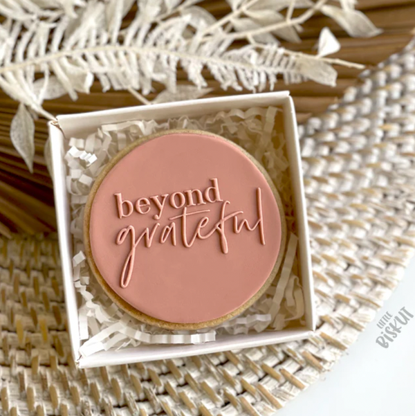 Debosser - Beyond Grateful - 3D Embosser / Stamp - by Little Biskut