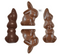 Chocolate Mould - 3D Easter Rabbits #52 - 8cm and 12cm