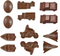 CARS PLANES BOATS TRUCKS MOTORBIKES BALLS CHOCOLATE MOULD