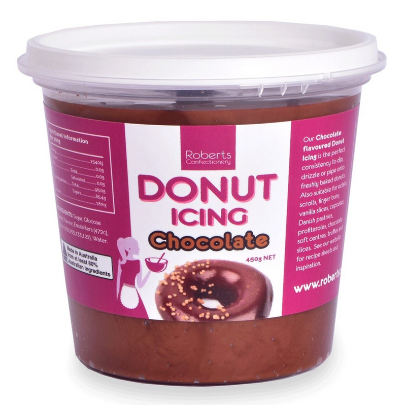 CHOCOLATE DONUT ICING 450g