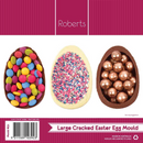 CRACKED EASTER EGG 11.5CM CHOCOLATE MOULD