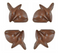 EASTER BILBY 6.5CM 3D CHOCOLATE MOULD #125
