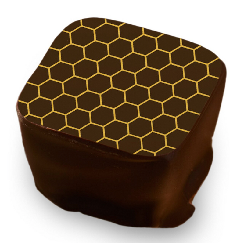Chocolate Transfer Sheet - Honeycomb