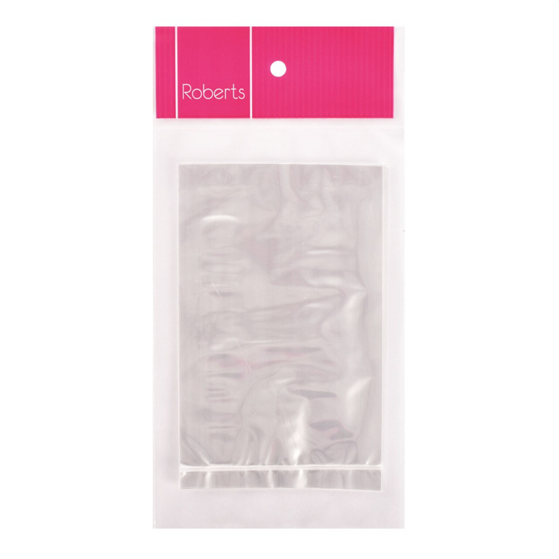Gift Bags - Clear Gift Bags 10 x 16cm (size 1) - 25pk